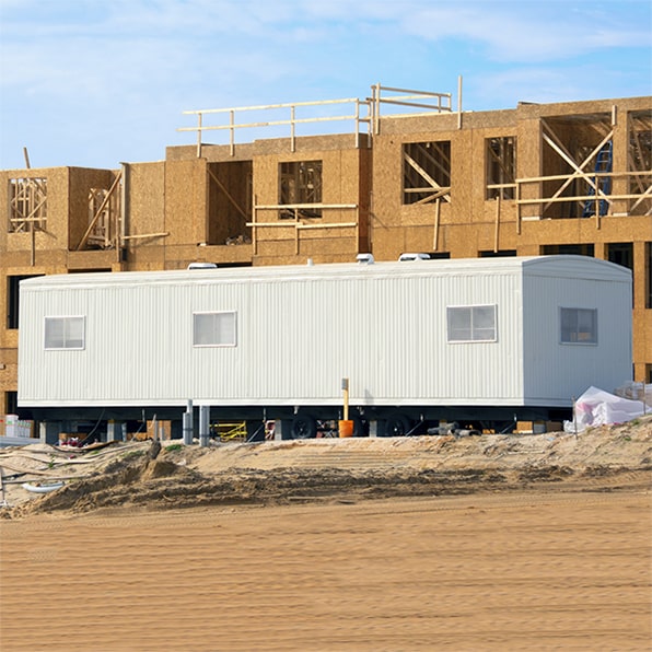 our construction trailers are compliant with building codes and safety regulations